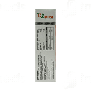 Cz Must Vitamin C 1000Mg Orange Flavour Sugar Free Effervescent Tablet 20