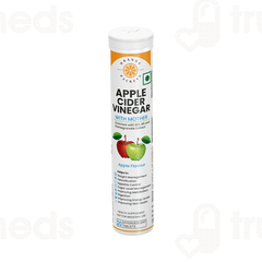Orange Packets Apple Cider Vinegar With Mother Apple Flavour Effervescent Tablet 20