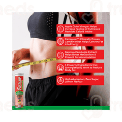 Fast&Up Acv+Carnitine Lemon Flavour Zero Sugar Effervescent Tablet 15