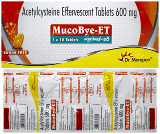 Mucobye Et Orange Flavour Sugar Free Tablet 10