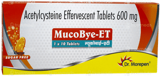 Mucobye Et Orange Flavour Sugar Free Tablet 10