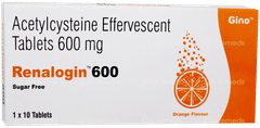 Renalogin 600 Orange Flavour Sugar Free Effervescent Tablet 10 Renalogin 600 Orange Flavour Sugar Free Effervescent Tablet 10