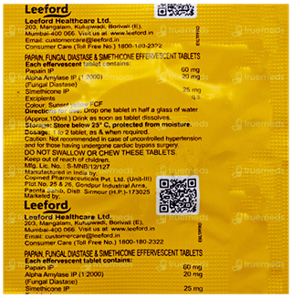 Gasowel Orange Flavour Sugar Free Effervescent Tablet 2