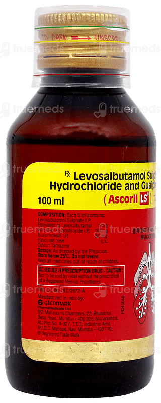 Ascoril Ls Expectorant 100ml