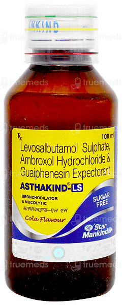 Asthakind Ls Cola Flavour Sugar Free Expectorant 100ml