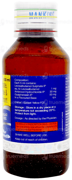 Asthakind Ls Cola Flavour Sugar Free Expectorant 100ml Asthakind Ls Cola Flavour Sugar Free Expectorant 100ml