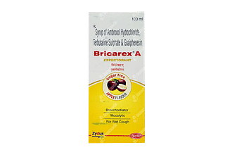 Bricarex A 50/1.25/15 MG Expectorant 100 ML