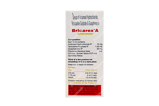 Bricarex A 50/1.25/15 MG Expectorant 100 ML