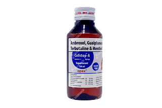 Cofstop A Sugar Free Expectorant 100ml