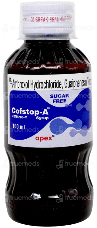 Cofstop A Sugar Free Expectorant 100Ml