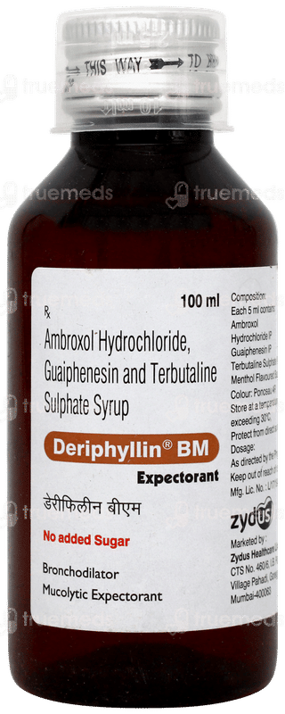 Deriphyllin Bm No Added Sugar Expectorant 100ml