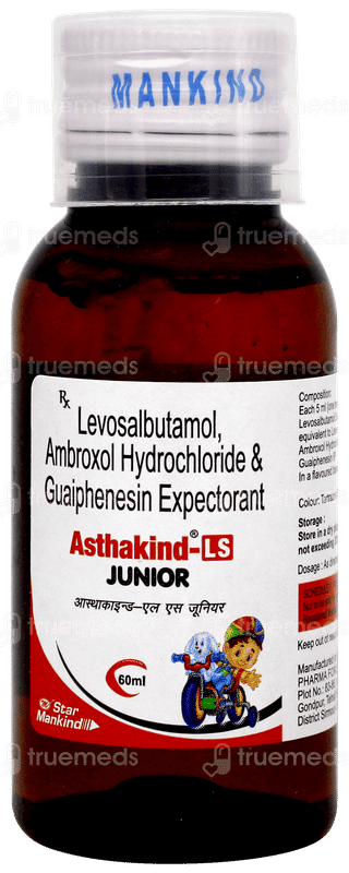 Asthakind Ls Junior Expectorant 60ml