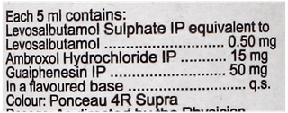 Asthalin Plus Strawberry & Raspberry Expectorant 100Ml