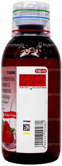 Cheston Raspberry Flavour Sugar Free Expectorant 100Ml Cheston Raspberry Flavour Sugar Free Expectorant 100Ml