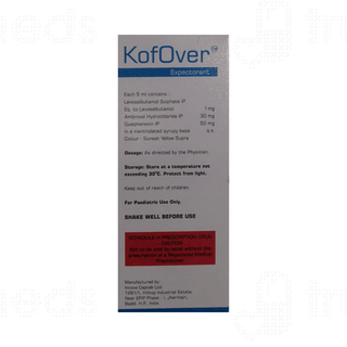 Kofover Strawberry Raspberry Flavour Expectorant 100ml