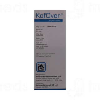 Kofover Strawberry Raspberry Flavour Expectorant 100ml