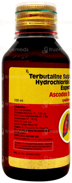 Ascodex Expectorant 100ml Ascodex Expectorant 100ml