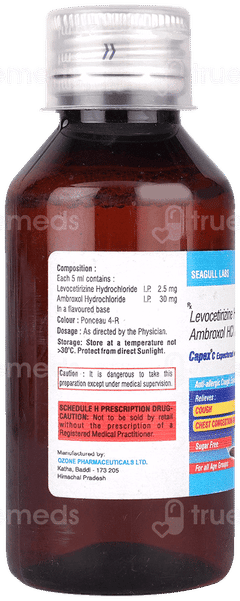 Capex C Sugar Free Expectorant 100Ml