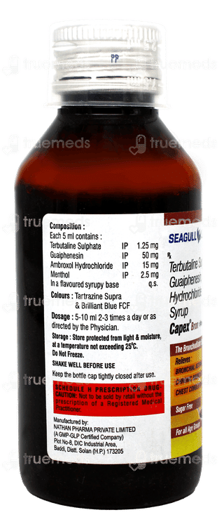 Capex Bron Sugar Free Expectorant 100ml