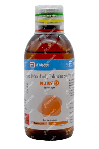 New Deletus Bx Sugar Free Expectorant Mango Flavour 100 ML