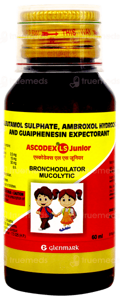 Ascodex Ls Junior Expectorant 60ml Ascodex Ls Junior Expectorant 60ml