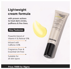Minimalist Vitamin K + Retinal 01% Eye Cream 14Gm