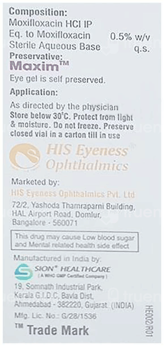 Maxim Eye Gel 5Ml
