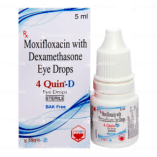 4 Quin D 5/1 MG Eye Drops 5 ML