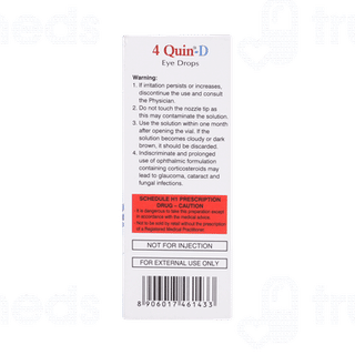 4 Quin D Eye Drops 5ml