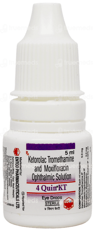 4 Quin Kt Eye Drops 5Ml