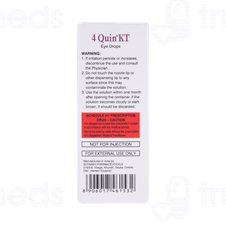 4 Quin Kt Eye Drops 5ml