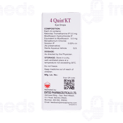 4 Quin Kt Eye Drops 5ml