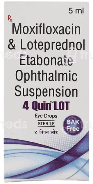 4 Quin Lot Bak Free Eye Drops 5Ml