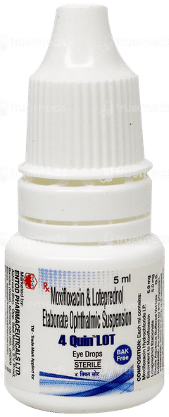 4 Quin Lot Bak Free Eye Drops 5Ml
