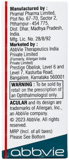 Acular Ls Ophthalmic Solution 5ml