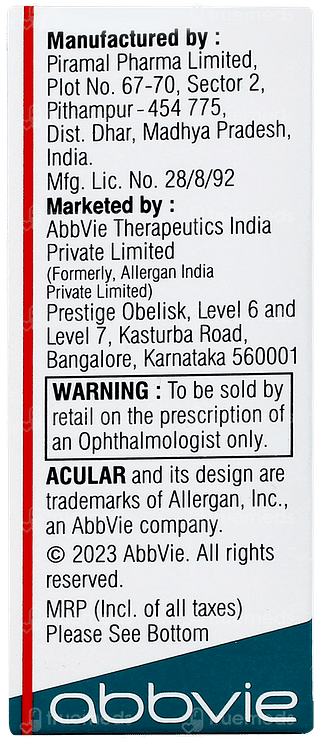 Acular Ls Ophthalmic Solution 5ml