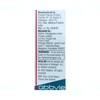 Acular Ls Ophthalmic Solution 5Ml