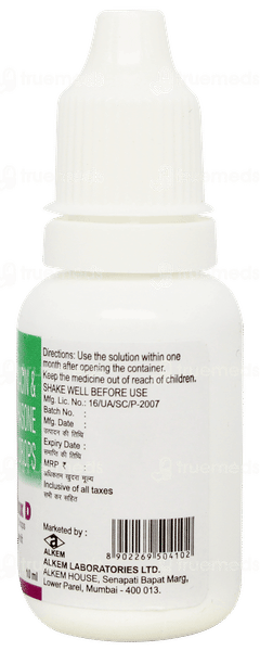 Alciflox D Eye/ear Drops 10ml Alciflox D Eye/ear Drops 10ml