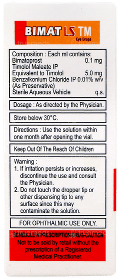 Bimat Ls Tm Eye Drops 3ml
