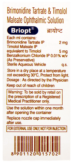 Briopt Ophthalmic Solution 5ml