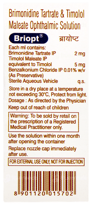 Briopt Ophthalmic Solution 5ml
