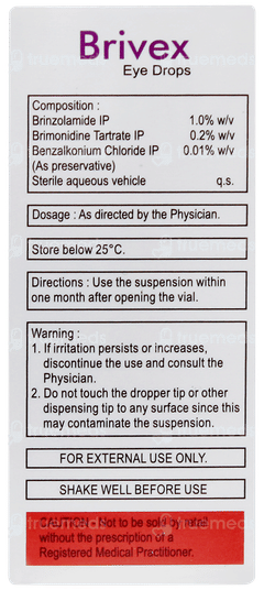 Brivex Eye Drops 5ml Brivex Eye Drops 5ml