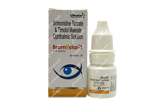 Bromostar T 0.2/0.5 % Eye Drops 5 ML