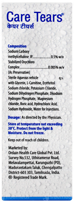 Care Tears Eye Drops 10ml