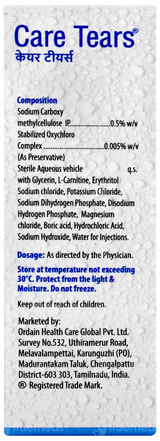 Care Tears Eye Drops 10ml