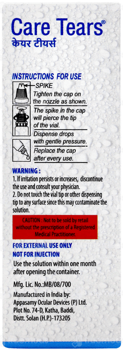 Care Tears Eye Drops 10ml