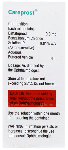 Careprost Eye Drops 3ml Careprost Eye Drops 3ml
