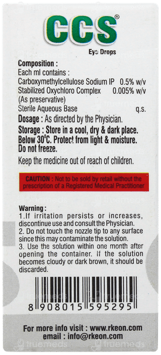 Ccs Eye Drops 10ml