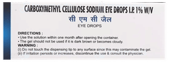 Cmc Gel Eye Drops 10Ml
