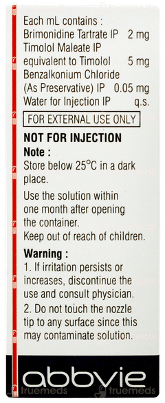 Combigan Ophthalmic Solution 5ml Combigan Ophthalmic Solution 5ml